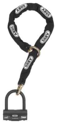 Abus 58/140HBIII100 12KS120 Black GRANIT 58 Motorcycle Lock Chain Combo Level 19