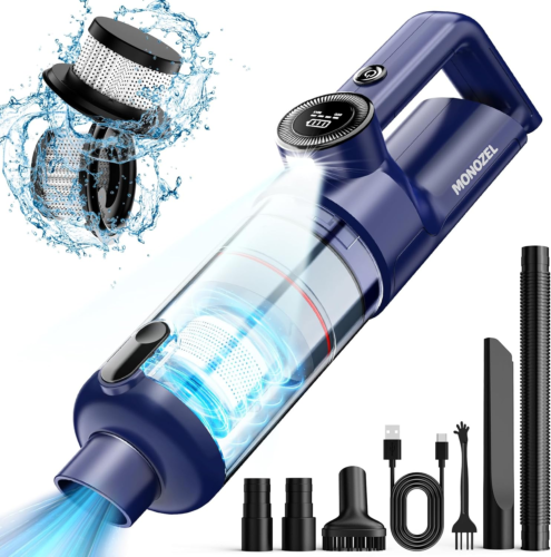 Handheld Vacuum Cordless - Car Vacuum Cleaner with Brushless Motor, 15000Pa Stro - Afbeelding 1 van 7