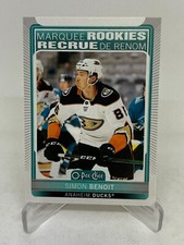 21-22 Simon Benoit Anaheim Ducks #643 O-Pee-Chee Marquee Rookies