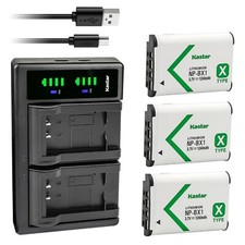 LTD2 Charger  3 battery for HDR-PJ240 PJ240E PJ270 PJ270E PJ275 PJ405 PJ410