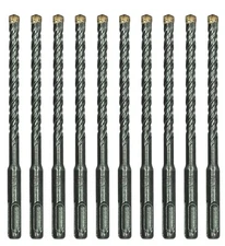 5/16"x8" SDS Plus Rotary Hammer Drill Bit Carbide Tip for Masonry Concrete-10Pcs