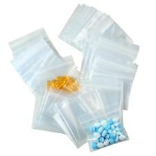 125 Pack Reusable Pill Pouches Ziplock Pill Bags for Travel Medicine Jewelry