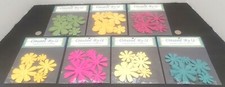 Lot of (7) packages - Created By U - paper die cuts - flowers - new never opened