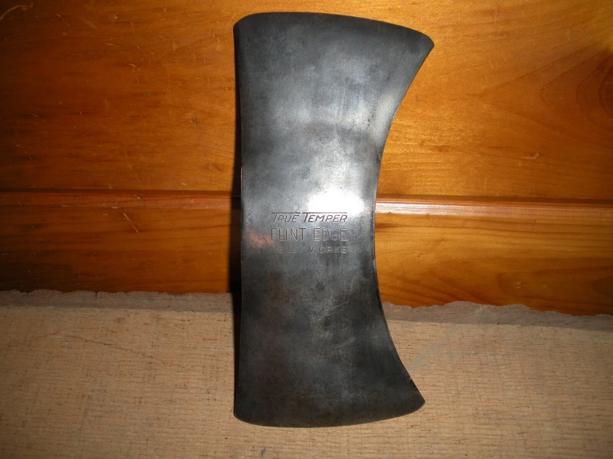 Vintage True Temper Kelly Works FLINT EDGE Double Bit Axe Head