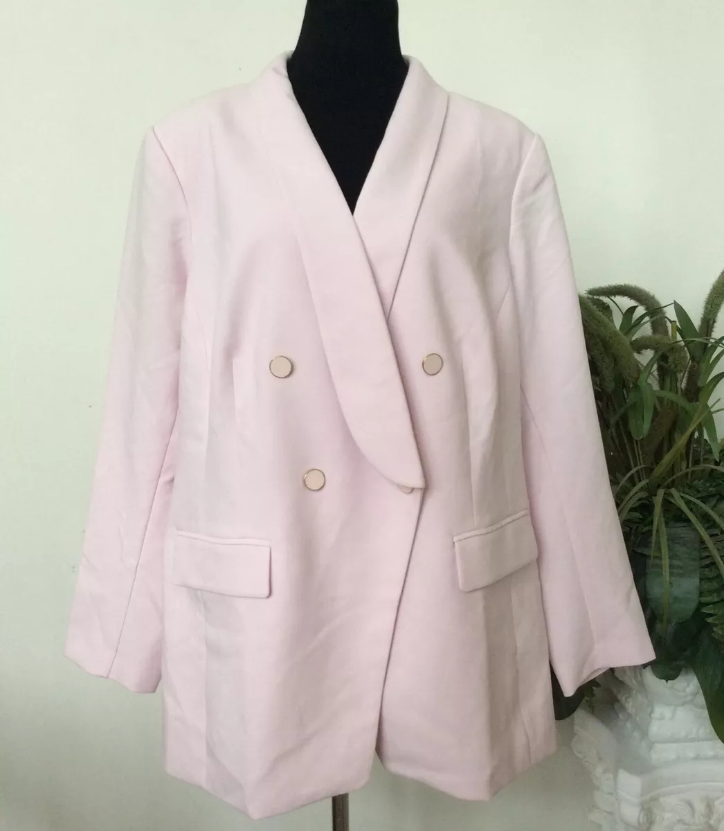 Lane bryant pink blazer sale