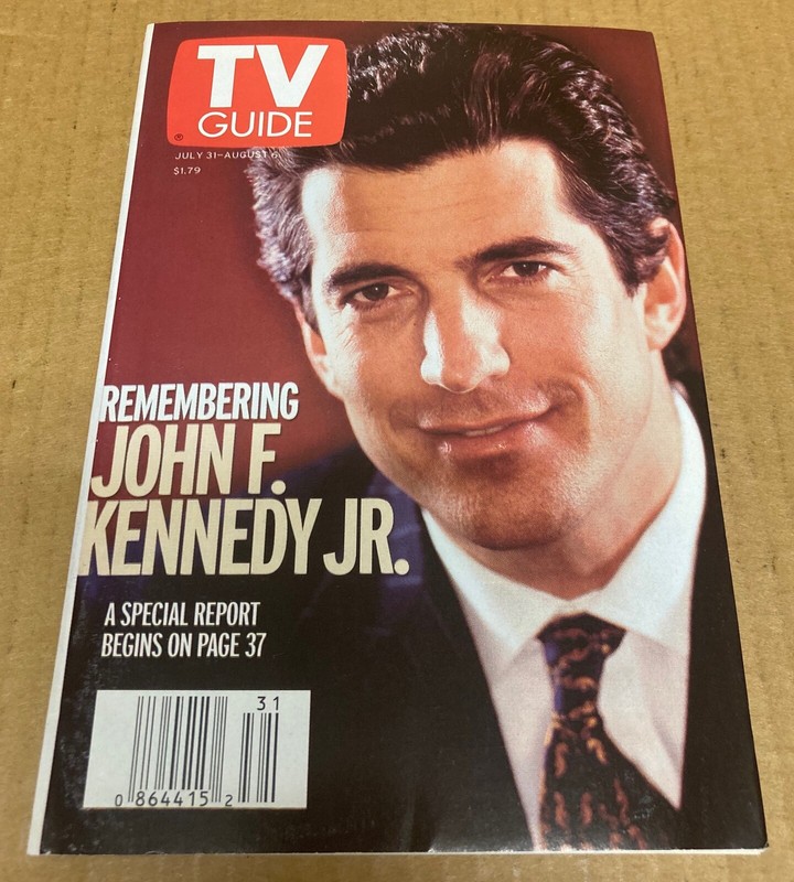 TV Guide John F Kennedy JFK Jr - UNREAD -New - NEWSSTAND issue July 1999