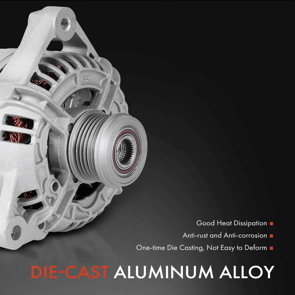 Nuevo alternador para Porsche Boxster Cayman 2007-2008 911 150A CW embrague de 6 ranuras Foto 4 de 4