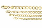 BRAND NEW 14k Yellow Gold 3.5mm-6.5mm Cuban Curb Link Bracelet Size 7"-9" Hollow