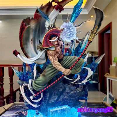 16'' White Beard Edward Newgate PVC Figure Statue Toy Gift w/ Led Base Decoration