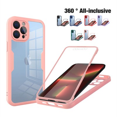360 Hard Case For iPhone 7 8 Plus 11 12 13 14 15 16 Pro X XR XS Max Slim Cover