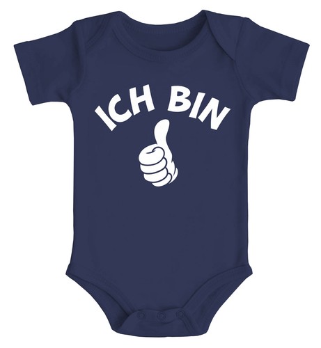 Babybody erster Geburtstag Ich bin 1 Comic-Hand Daumen Geschenk für einjähriges - 第 3/7 張圖片