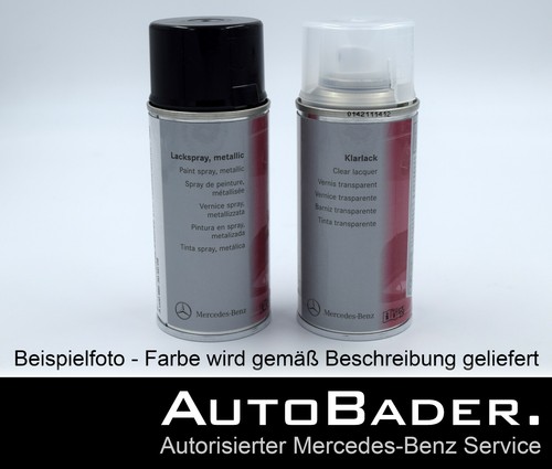 TRISTARcolor Peinture voiture Bombe de peinture pour Mercedes/Daimler Benz 197 Obsidianschwarz Metallic Peinture de base aérosol 400 ml TRISTARcolor Peinture voiture Bombe de peinture pour Mercedes/Daimler Benz 197 Obsidianschwarz Metallic Peinture de base aérosol 400 ml