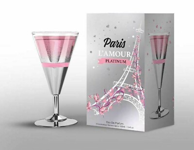 PARIS L'AMOUR Platinum Women's Eau de Parfum 3.4 Oz EDP Spray