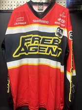NOS (M) Free Agent Knucklebone Bicycle Factory Team Racing Jersey Bmx GT Mini SE