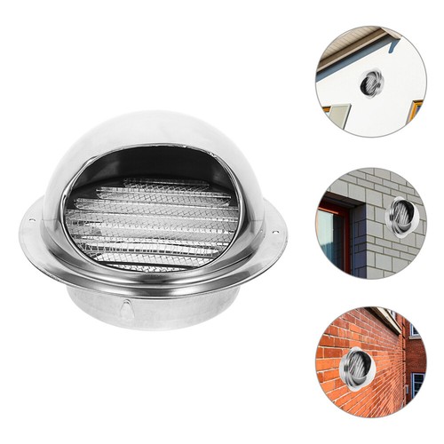 Wall Exhaust Vent Stainless Steel Hood outside Cap Outdoor Cover - Picture 8 of 12