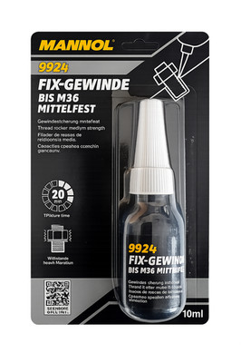 10 ml MANNOL Gewinde Mittelfest Schraubensicherung 9924 NEU mit Rechnung