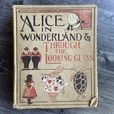 Alice in Wonderland Through the Looking Glass Lewis Carroll McLoughlin Bros 1910