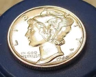 1942 Choice/ Gem BU Dime  90% Silver  Blazing Original Luster # 411 ~ 2