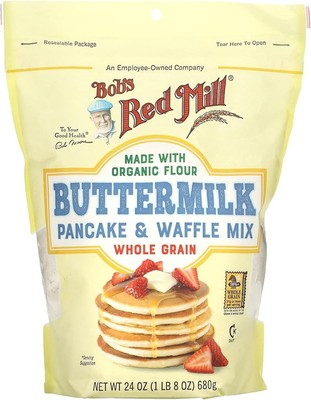 Bobs Red Mill Pancake And Waffle Flour, Buttermilk, 26 oz