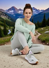 PUMA Softride Enzo 5 Women's Shoes US Size 7.5 Feather Gray-Wild Berry Sneakers