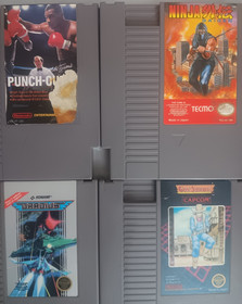 Nintendo NES lot of 39 games Contra, Mike Tyson's, Castlevania 1 & 2, Ghosts 'N