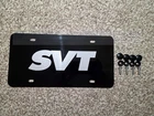 SVT Silver Laser Engraved Aluminum vanity plate