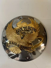 #8900 CHROME AND GOLD DERBY COVER FOR XL 1994-2003