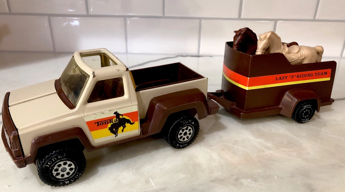 Lot De 4 Miniatures Tonka Vintage – Jeeps 1974/1979 Et Camion Benne – Collection