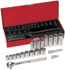 Klein 65508 3/8in Socket Wrench Set 20-Piece SAE