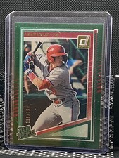 Aidan Miller 2025 Donruss Rated Prospect Green #198/199 - Phillies