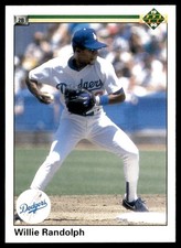 1990 Upper Deck Willie Randolph Los Angeles Dodgers #183B