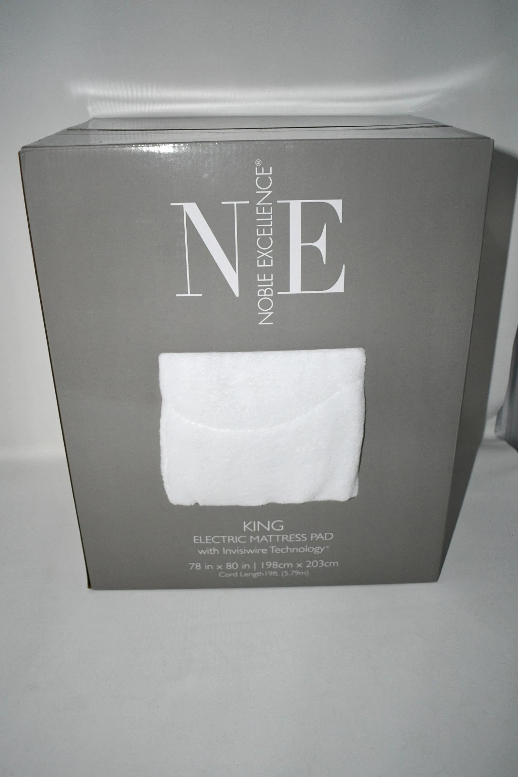 Noble Excellence Electric Mattress Pad with Invisiwire Technology Size: King # N