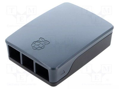 RASPBERRY PI RPI-OFFICIAL-CASE-FOR-PI4-(BLACK/GREY) Zubehör