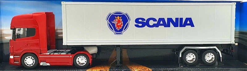 Welly 1/32 Scale 32671S-W - Scania V8 R730 Truck - Red/Silver - Image 3 of 4