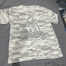 DEF LEPPARD Concert t 2012 Tour. Vintage Vinyl Icons Shirt, Medium