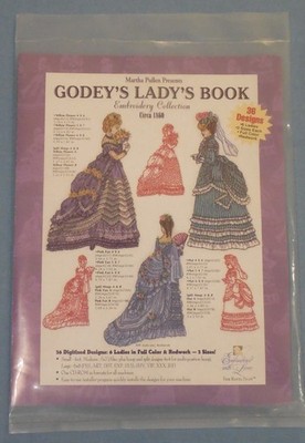 Martha Pullen Presents Godey's Lady's Book - Embroidery Collection CD ROM