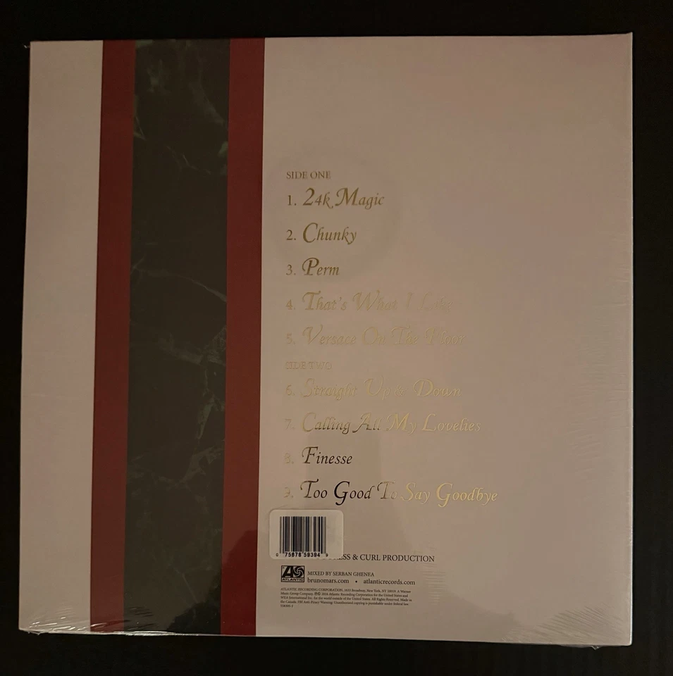 Bruno Mars –XXIVK Magic - Gold Vinyl - New & Sealed - Image 3 of 3