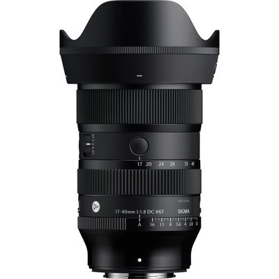 Sigma 214975, 17-40mm f/1.8 Aperture DC Art Mirror Lens For Fujifilm X, Black