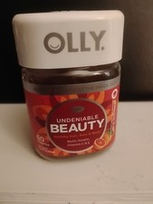 OLLY Undeniable Beauty Gummies   Biotin, Vitamin C  Keratin, 60 Count, Grapefru