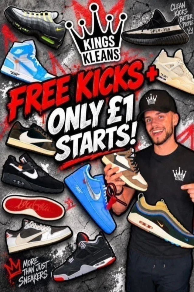 £1 NO RESERVE+FREE KICKS Jordans/Air Max/High End++