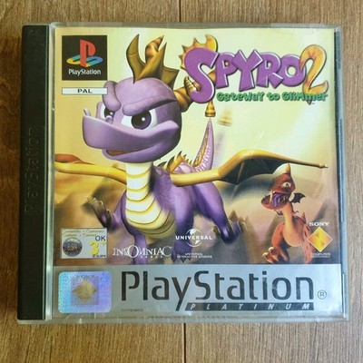 Playstation 1 Spyro 2 mit Bedienungsanleitung Zustand Sehr Gut