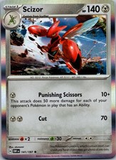 Scizor Rare SV03: Obsidian Flames 141/197 NM