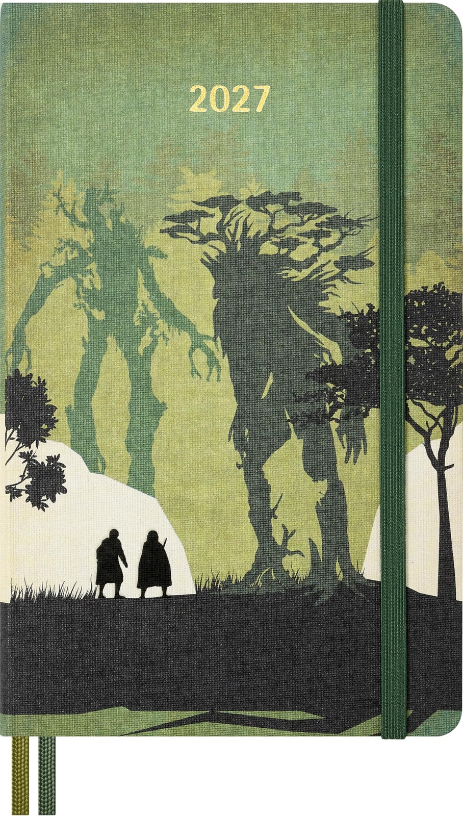 Moleskine 2027 Lord of the Rings Merry & Pippin Daily Large Green