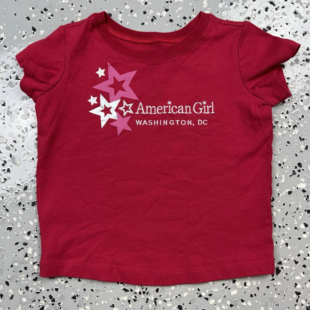 Cardigan American Girl Pour Fille - Taille 6 - Coton Rouge Foncé - Retiré RARE