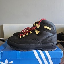 Timberland Mens Euro Hiker F/L Boots Jet Black