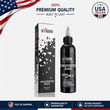 Professional 4 OZ Black Tattoo Ink - Sterilized for Safe Skin Application