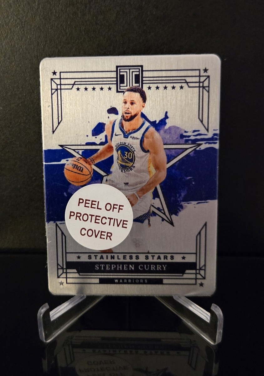 d/49 STEPHEN CURRY 2023-24 Panini Impeccable Stainless Stars Blue