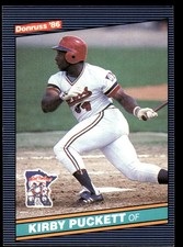 Kirby Puckett 1986 Leaf #69 Minnesota Twins MLB READ FREE SHIPPING AutographDen