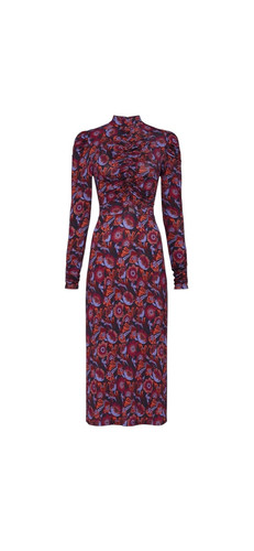 Tanya Taylor Floral Printed Zoe Long Sleeve Dress Size 2 MSRP: $495