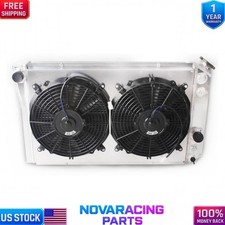 Cc829fs Fit 82-02 Chevy S10 S-10 Blazer V8 Conversion 3row Radiator Fans At